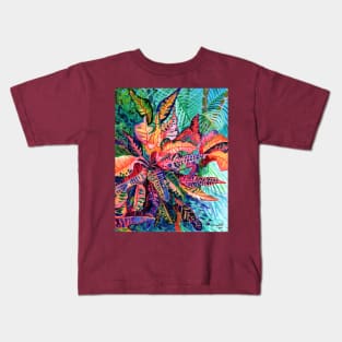 Colorful Croton Garden Kids T-Shirt